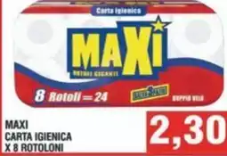Bitar Maxi carta igienica x8 rotoloni offerta