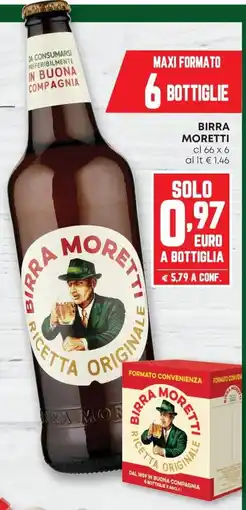 Panorama Birra MORETTI offerta