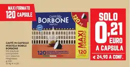 Panorama Caffè in capsule miscela nobile BORBONE offerta