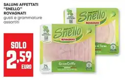 Panorama Salumi affettati "snello" ROVAGNATI offerta