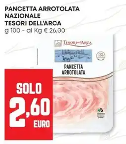 Panorama Pancetta arrotolata nazionale TESORI DELL'ARCA offerta