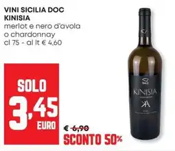 Panorama Vini sicilia doc KINISIA offerta