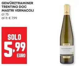 Panorama Gewürztraminer trentino doc MASTRI VERNACOLI offerta