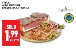 Panorama Speck alto adige igp SALUMERIA ARTIGIANA offerta