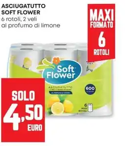 Panorama Asciugatutto SOFT FLOWER offerta
