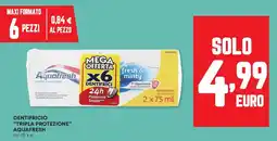 Panorama Dentifricio "tripla protezione" AQUAFRESH offerta