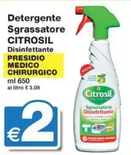 Prix Quality Detergente Sgrassatore CITROSIL Disinfettante offerta