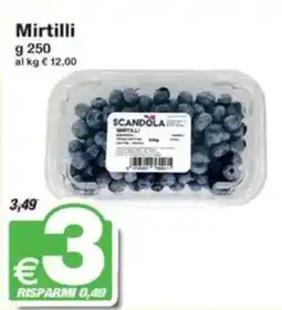 Prix Quality Mirtilli offerta