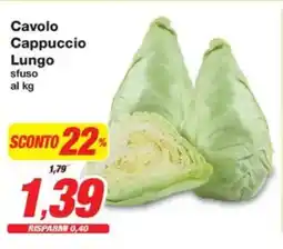 Prix Quality Cavolo Cappuccio Lungo offerta