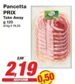 Prix Quality Pancetta PRIX Take Away offerta