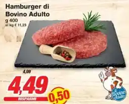 Prix Quality Hamburger di Bovino Adulto offerta