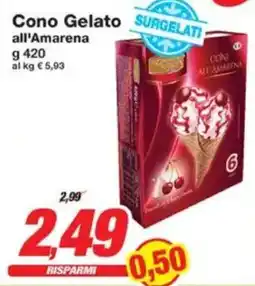 Prix Quality Cono Gelato all'Amarena offerta