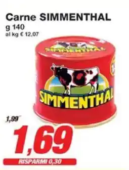 Prix Quality Carne SIMMENTHAL offerta