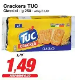 Prix Quality Crackers TUC Classici offerta