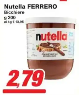 Prix Quality Nutella FERRERO Bicchiere offerta