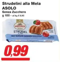Prix Quality Strudelini alla Mela ASOLO Senza Zucchero offerta