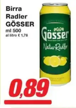 Prix Quality Birra Radler GÖSSER offerta