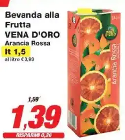 Prix Quality Bevanda alla Frutta VENA D'ORO Arancia Rossa offerta