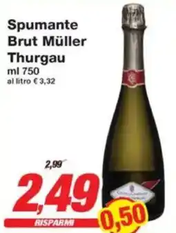 Prix Quality Spumante Brut Müller Thurgau offerta