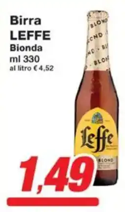 Prix Quality Birra LEFFE Bionda offerta