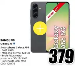 MediaWorld SAMSUNG Smartphone Galaxy A56 offerta