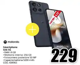 MediaWorld motorola Smartphone G56 5G offerta