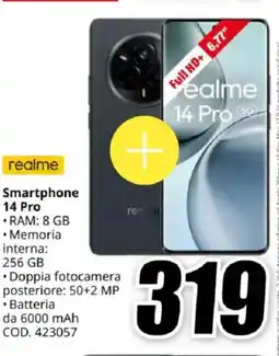 MediaWorld realme Smartphone 14 Pro offerta