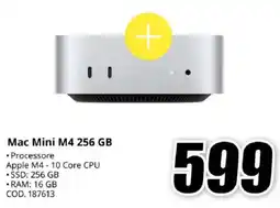 MediaWorld Mac Mini M4 256 GB offerta