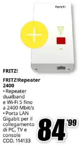 MediaWorld FRITZ!Repeater 2400 offerta