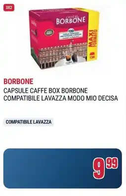 Trony Borbone capsule caffe box borbone compatibile lavazza modo mio decisa offerta