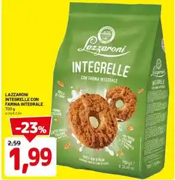 DPiù LAZZARONI INTEGRELLE Con farina integrale offerta
