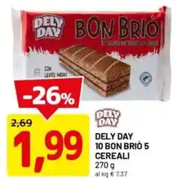 DPiù DELY DAY 10 bon brio 5 cereali offerta