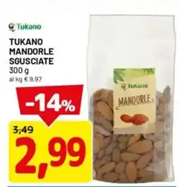 DPiù Tukano mandorle sgusciate offerta