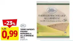 DPiù Terre samenti piadina romagnola alla riminese offerta