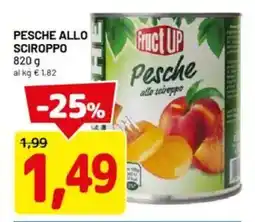 DPiù Pesche allo sciroppo offerta