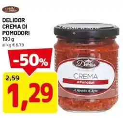 DPiù Delidor crema di pomodori offerta