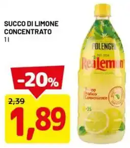 DPiù Succo di limone concentrato offerta