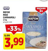 DPiù RID'OR Riso Carnaroli offerta