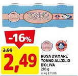 DPiù Rosa d'amare tonno all'olio d'oliva offerta