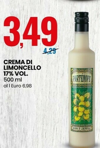 Eurospin Crema di limoncello 17% vol. offerta