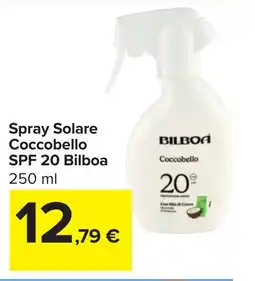 Carrefour Spray Solare Coccobello SPF 20 Bilboa offerta