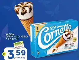 Extra Supermercati Algida cornetti classici offerta
