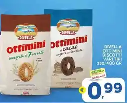 Extra Supermercati Divella ottimini biscotti vari tipi offerta