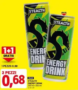 DPiù Stealth energy drink offerta