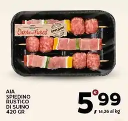 Extra Supermercati Aia spiedino rustico di suino offerta