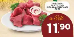 Extra Supermercati Spezzatino di scottona di filiera certificata offerta