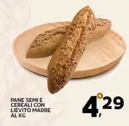 Extra Supermercati Pane semi e cereali con lievito madre offerta