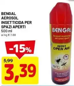 DPiù Bengal aerosol insetticida per spazi aperti offerta