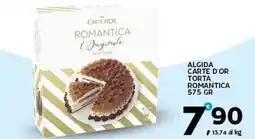 Extra Supermercati Algida carte d'or torta romantica offerta