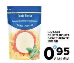 Extra Supermercati Biraghi cento bonta' grattugiato offerta